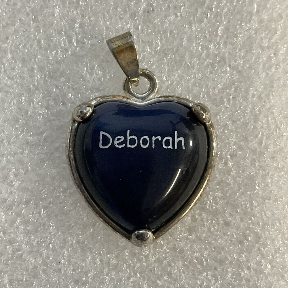 Blue Heart Shaped Deborah Pendant GnuFashion